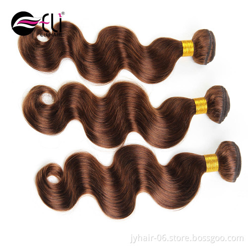 Xuchang hair quality chocolate remy hair weave,wholesale Brazilian body wave new hair,100 human hair weave brands